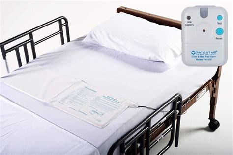 Patient Bed Alarm, 10" x 30" Bed Pad with Motion Sensor Alarm, 2 Ring ...
