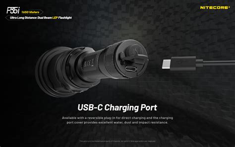 Nitecore P35i - Ultra Long Range LEP Flashlight, White Laser, Nitecore ...
