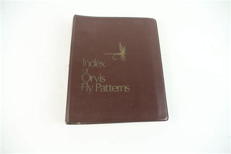 Index of Orvis fly patterns | boek - CV Fishing