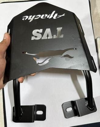 Auto MT Back Rack Seat Extender Trail Expedition Carrier for TVS RTR ...