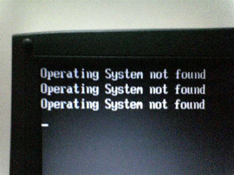 Image result for Operating System Not Found Vaio