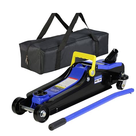 Floor Jack, 2 Ton Low Profile Floor Jack, Heav yDuty Steel Racing Floor ...