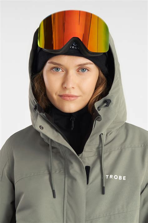 Aura Ski Jacket Smoke Green - Women's - Strobe