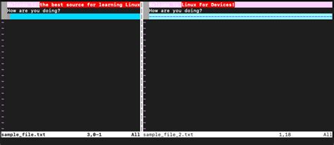 جی بلاگ | مقایسه دو فایل در لینوکس با استفاده از diff ،vimdiff و colordiff