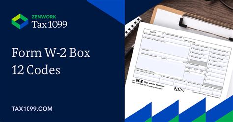 What are Form W-2 Box 12 Codes? | Tax1099 Blog