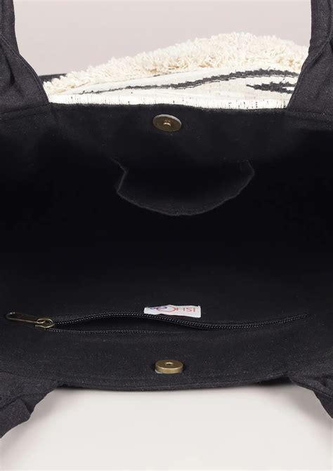 Monochrome Elegant Tote Bag – Stylish Office Tote Bags for Women | IshqME