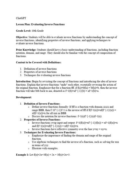 Image result for Inverse Functions Grade 12 Lesson