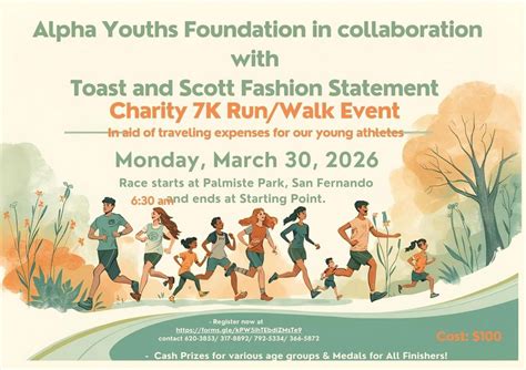Alph Youths Foundation 7k, Palmiste Park, San Fernando, Erin, 30 March ...