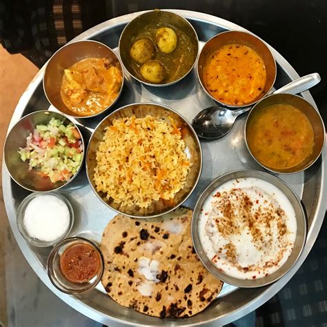 A traditional, vegetarian Rajasthani thali in Ballygunge, Kolkata