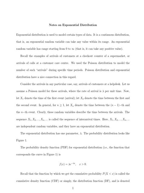 Image result for Exponential Distribution PDF Formula