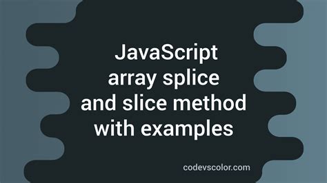 Image result for JavaScript Array Splice