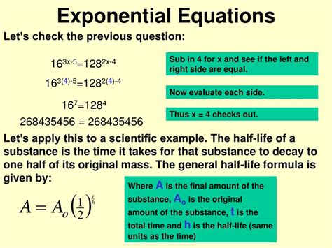 Image result for Example of a Exponential Equation