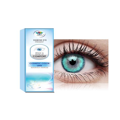 Buy Diamond Eye Turquoise Candy Pack - Zero Power Color Contact Lens ...