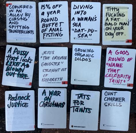 Make Your Own Cards Against Humanity Cards : Hilarious Ideas For Blank ...