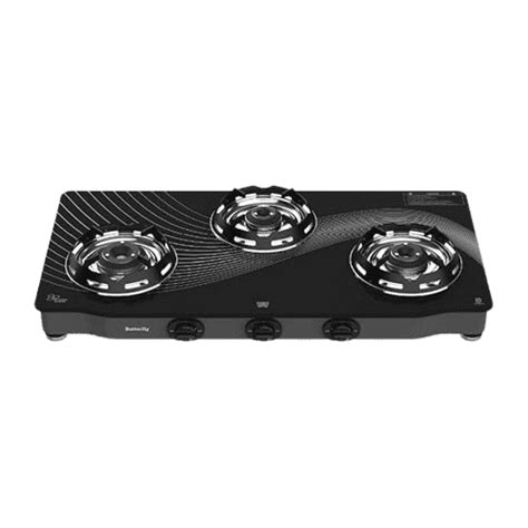 Kitchen Appliances :: Gas Stoves :: Butterfly Renz Glass Top Gas Stove ...
