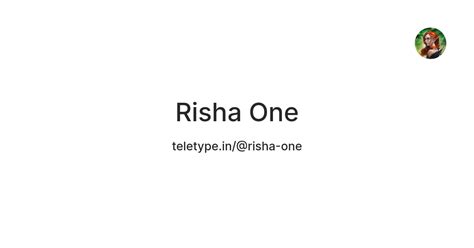 Risha One — Teletype