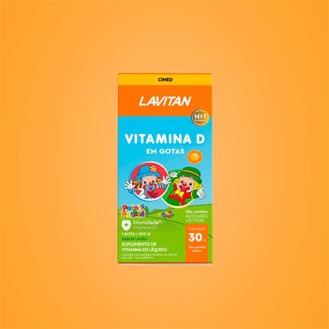 Vitamina D3 Lavitan Infantil Patati Patatá Sabor Limão Gotas 30ml ...