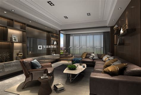 现代简约一居室40平米5.3万-鸿业兴园装修案例-北京房天下家居装修网