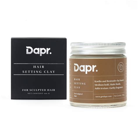 Hair Setting Clay - Textured Matte Finish – Dapr.