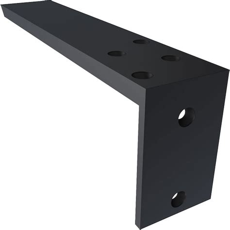 Ekena Millwork 12-in x 2.5-in x 4-in Powder-coated Steel Countertop ...