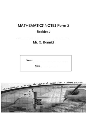 Image result for Mathematics Form 2 Notes