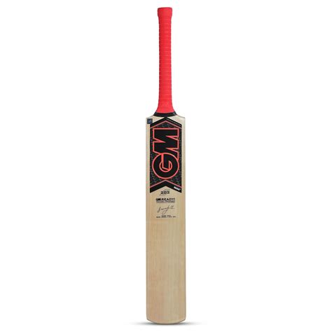 GM Mana 202 Kashmir Willow Cricket Bat for Leather Ball | Size-4 ...