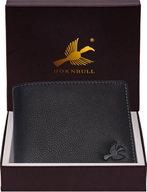 HORNBULL Men Black Genuine Leather Wallet BLACK - Price in India ...