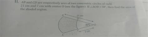 find the area of shaded region - Brainly.in