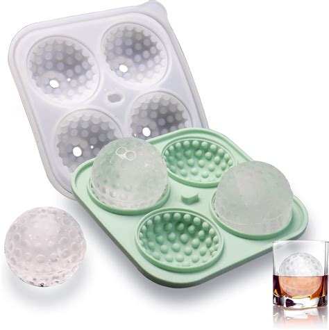 Amazon.com: Golf Ball Ice Mold, Golf Shapes Ice Cube Tray, Ice Cube ...