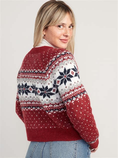 Matching Holiday Fair Isle Cardigan Sweater | Old Navy