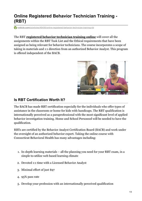 PPT - Online Registered Behavior Technician Training - (RBT) PowerPoint ...