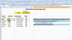 excel geburtstag berechnen excel die funktion datedif alter und geburtstag excel geburtstag berechnen excel die funktion datedif alter und geburtstag