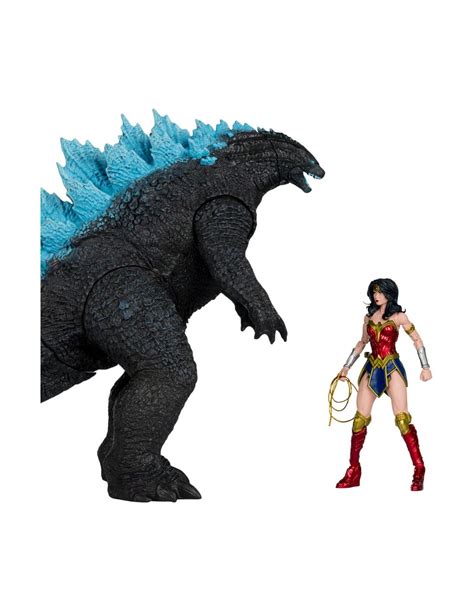 PiXELATOY - Wonder Woman Vs. Atomic Blast Godzilla. DC Justice League ...