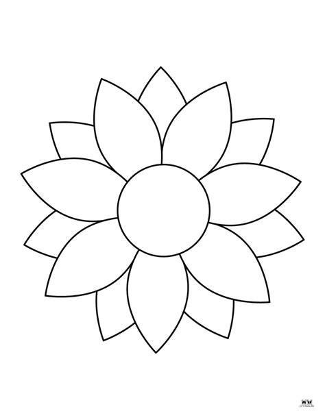 Free Flower Coloring Pictures Printable: Fun Designs! - Printables for ...