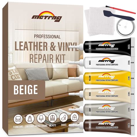 Snapklik.com : White Leather Repair Kit For Furniture, Car Seats, Couch ...
