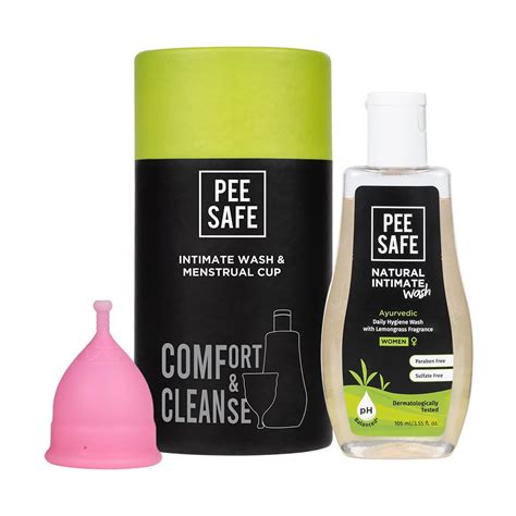 Pee safe Menstrual Hygiene Combo Reusable Menstrual Cup (Medium ...
