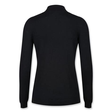 Turtle Neck Black Jumper | Womens Turtle Neck Jumper | Welligogs