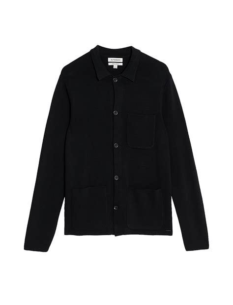 Buy Cotton Modal Knitted Jacket at Marks & Spencer