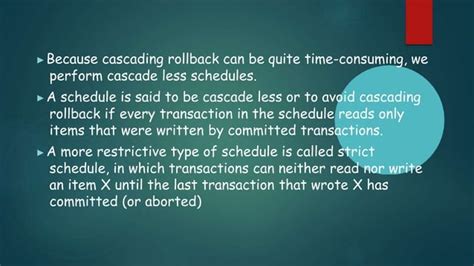 Image result for Serializability Recoverability DBMS English