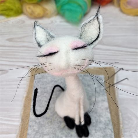 Needle Felting Cat Tutorial 的图像结果