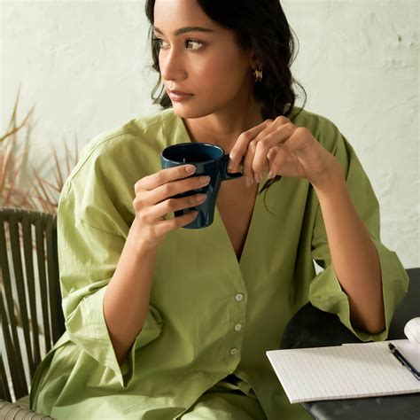 Mint Oversized Shirt for Women | Trendy Relaxed Fit Fashion – Canoopi