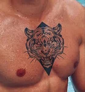 Lick Men's Realistic Semi Permanent Temporary Tattoo Body Plant-Based ...