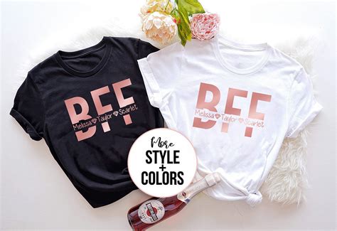 Bestfriends Shirts Matching Best Friends Shirts Set Best Friend
