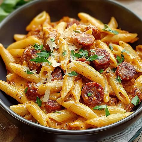 Delicious Cajun Pasta with Sausage - Easy and Creamy Recipe