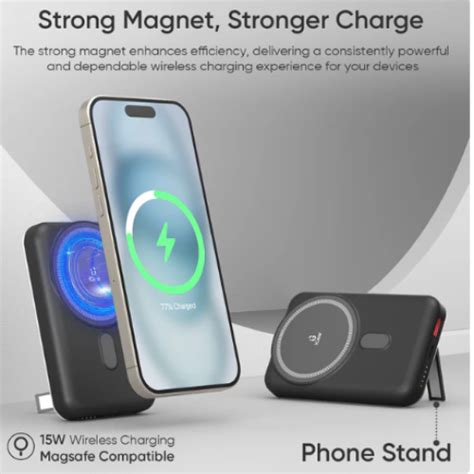 Buy iGear Max 10 Plus (iG-1205) 10000mAh Magsafe Power Bank, 15W- Black ...