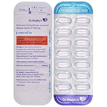Metsmall 1000 - Strip of 14 Tablets : Amazon.in: Health & Personal Care