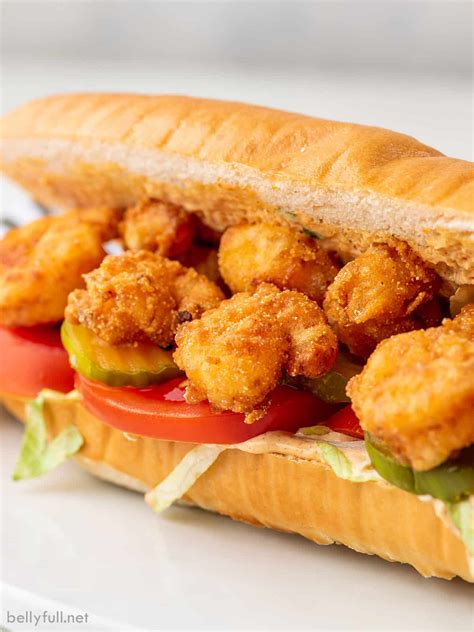 Shrimp Po' Boy Recipe {with remoulade sauce} - Belly Full