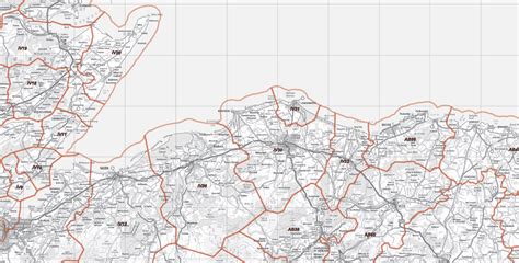 Image result for UK Postcode Map