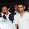 Chetan Sharma with Gautam Gambhir during the silver jubilee celebration ...
