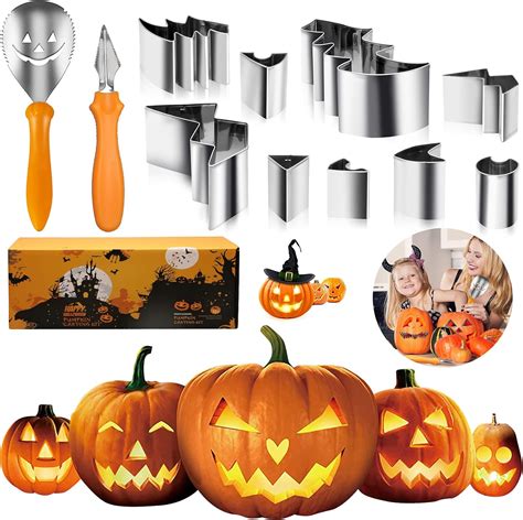 Pumpkin-Carving-Kit,Halloween-Decorations Pumpkin Carving Kit with ...
